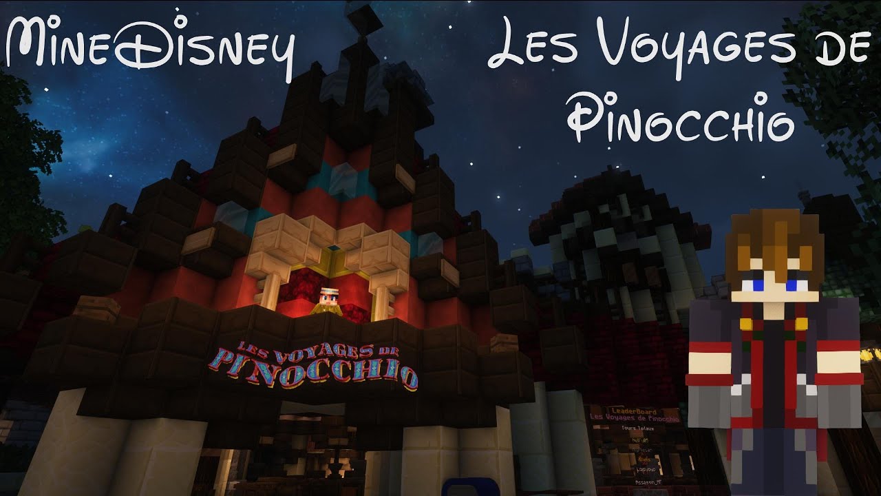 MineDisney Les Voyages de Pinocchio - On Ride