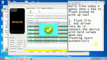 Gionee m4 flashing done by SP TOOL..... 100%......
