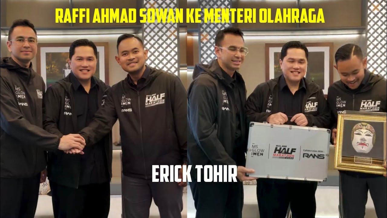Раффи Ахмад встречается с Эриком Тохиром и хочет провести марафон в Маланге.