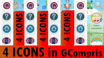 GCompris Icons | Gcmopris | IT | Class 4