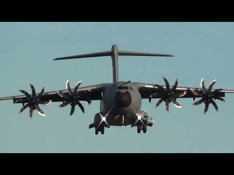 Germany Air Force Airbus A400M Atlas (54-03) Landing Seville LEZL