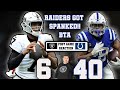 RAIDERS GOT WHOOPED BY THE COLTS POSTGAME REACTION