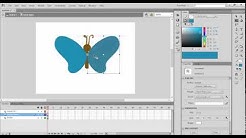 Tutorial Adobe Flash Professional -Membuat Animasi Kupu-Kupu - Durasi: 5.15. 