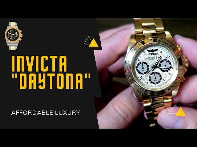 INVICTA SPEEDWAY the affordable Rolex Daytona! - YouTube