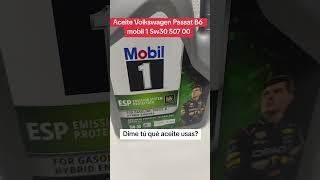 Aceite para el Passat B6 VW Volkswagen #automobile #volkswagen #oil #service