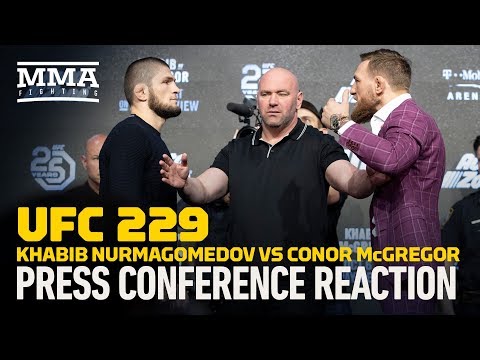 UFC 229: Khabib vs. McGregor New York Press Conference Reaction - MMA Fighting