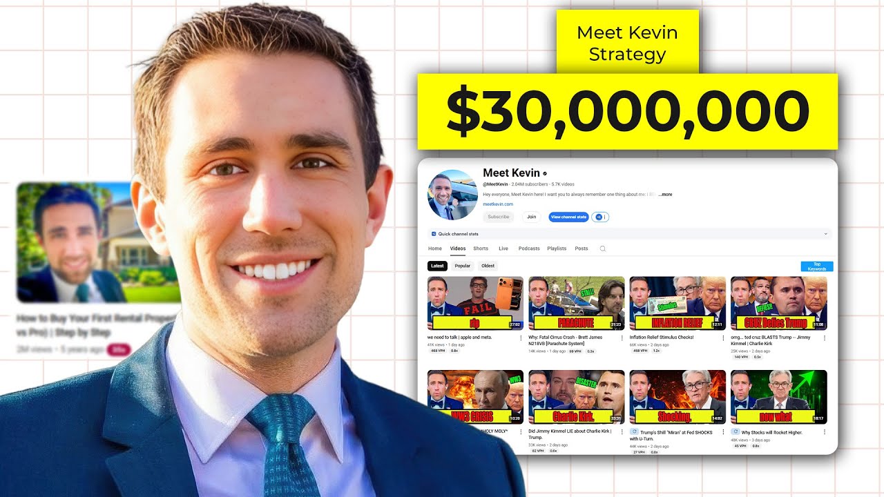 How Meet Kevin Made $30 Million Dollars In ONE YEAR On YouTube
