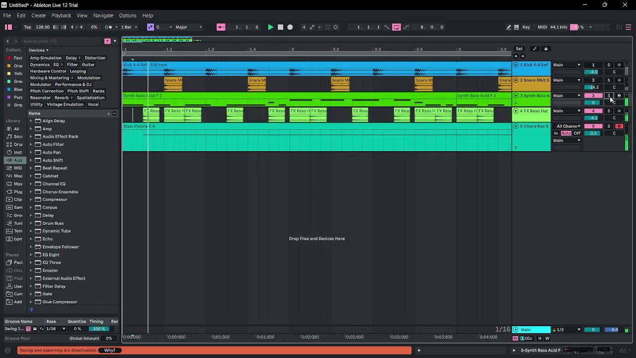 qwerty house kind of need to buy the full version of Ableton.[house]