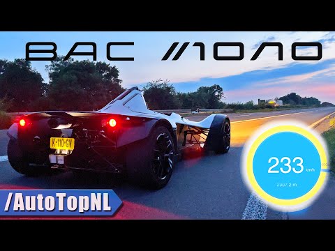 BAC MONO | ACCELERATION & TOP SPEED by AutoTopNL