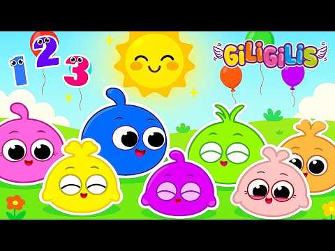 ☀️ Giligilis Happy Sunshine Adventure 🌻 | Learn Letters, Colors & Sing Along Kids Songs 🎵