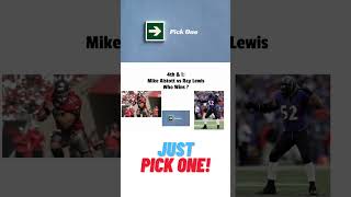4th & 1 Mike Alstott vs Ray Lewis Who Wins?