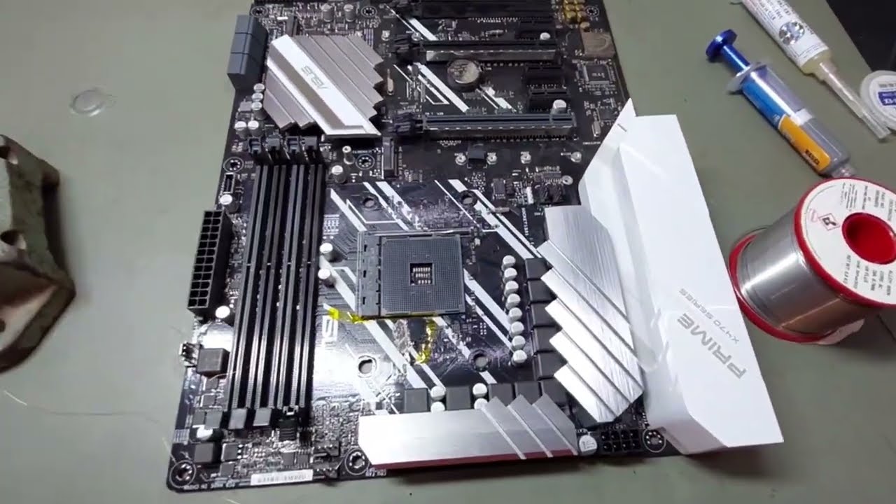 Popravka matične ploče ASUS | PC Motherboard Trace Repair | #3