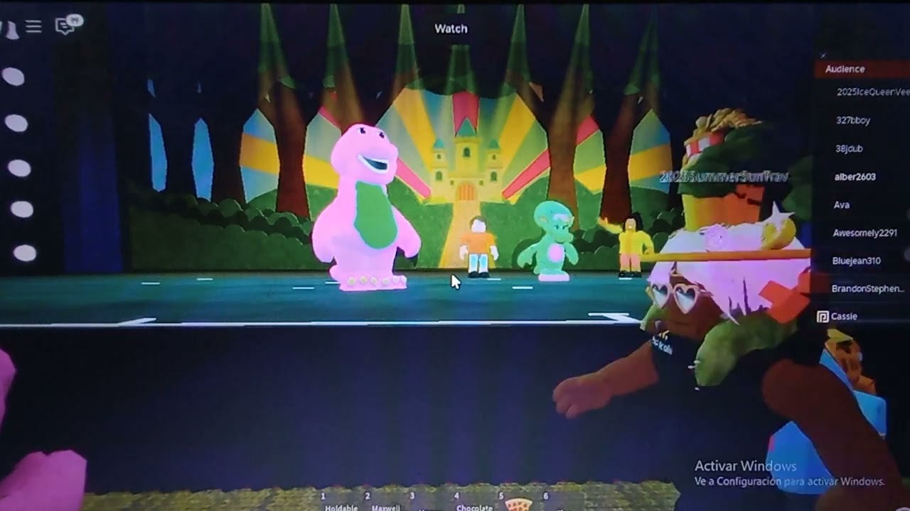 Barney Show Musical Castle Live Roblox Forest YouTube 