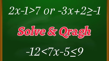 How To Solve Inequalities- Solving Compound Inequalities -(part 6)-Simple & Quick