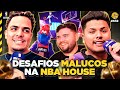 DESAFIOS MALUCOS NA NBA HOUSE - Podpah #632