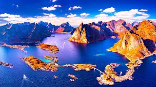 Полет над Норвегией (4K UHD) — расслабляющая музыка и видео с красивой природой (видео 4K)