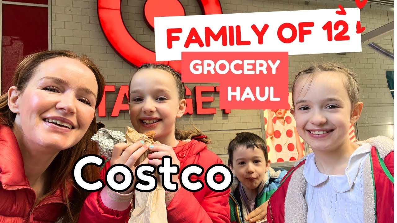 Family of 12 Costco Grocery Haul NYC 🗽 ️ (with a smidge of Target 😊) 