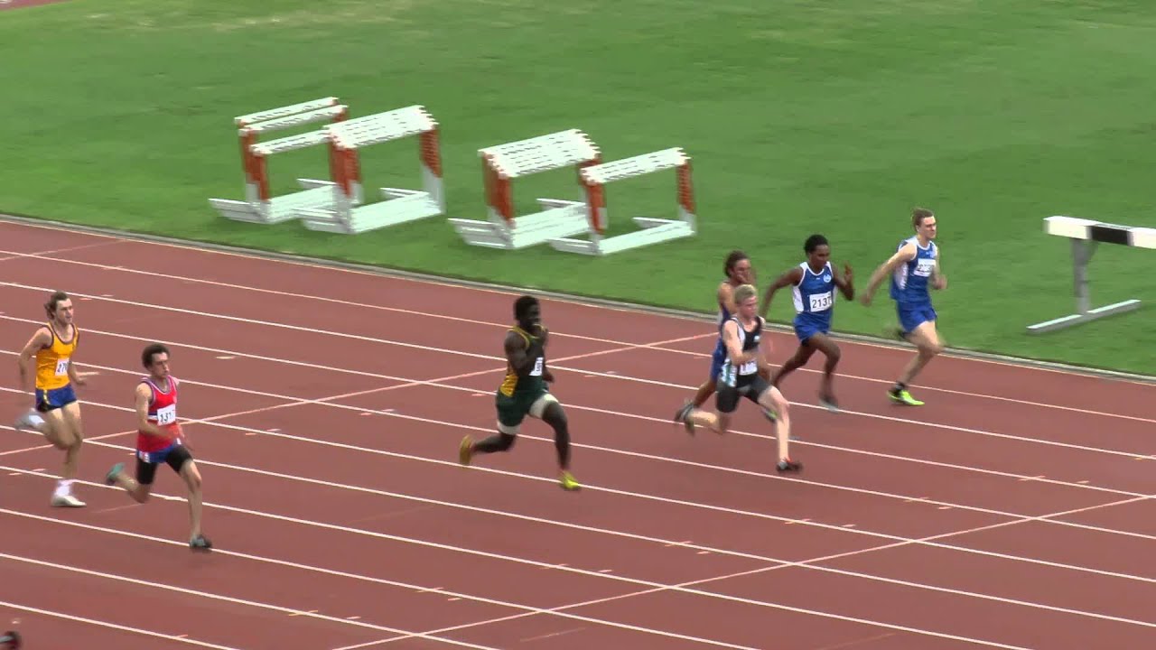 100M H3 17M Brandon Herrigan 11.13 Qld School State championships 2015