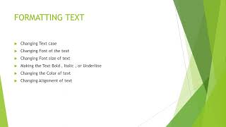 Class IV Chapter 3 Word - Editing and Formatting