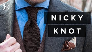Nicky Knot How To Tie A Tie Step-By-Step