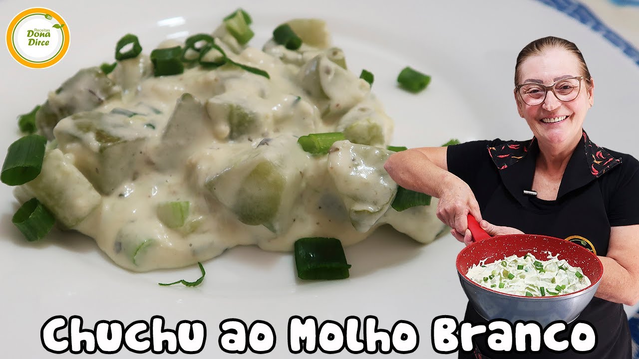 VOCÊ ACHA CHUCHU SEM GRAÇA ?  NÃO MAIS | CHUCHU AO MOLHO BRANCO | ESTROGONOFE DE CHUCHU #527