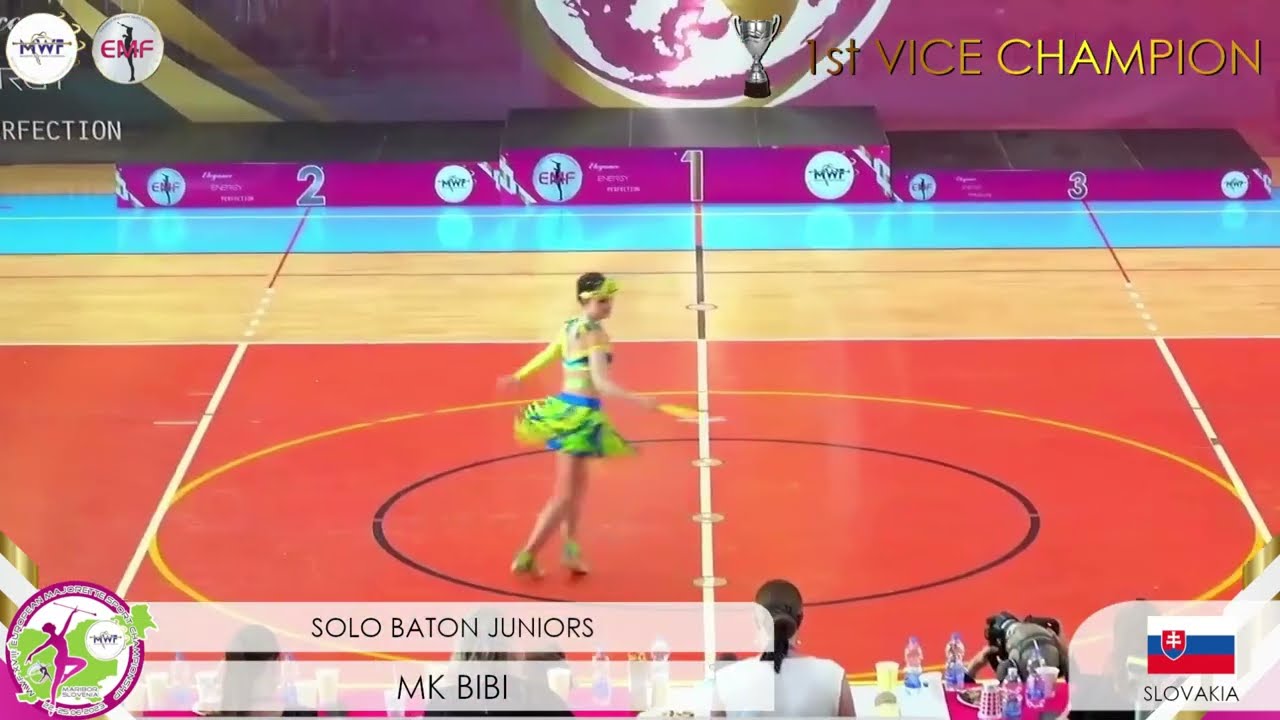 MWF/ 🏆 EUROPEAN 1st VICE CHAMPION 2023. 🏆SOLO BATON JUNIORS/ MK BIBI - SK