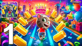Talking Tom Gold Run - Gameplay Walkthrough Part 1 - 10 Years Anniversary (Android, iOS) screenshot 4