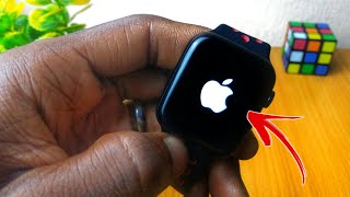 Logo Apple dan Tampilan Jam Tangan Pintar w26 Plus screenshot 2