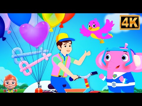 Gubbare Wala Cartoon, गुब्बारे वाला, Billi Karti Meow + More Hindi Popular Rhymes For Kids