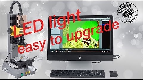 LED conversion for ISOMA workshop measuring microscopes http://www.isoma.ch