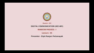 Famous Digital Communication | Random Process Part-1 | AKTU Digital Education Profile