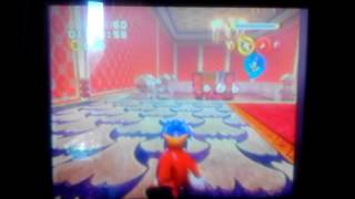 Sonic Heroes (Xbox) Funny Glitch Kunckles Screaming screenshot 2