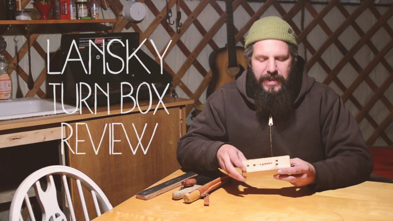 Lansky 4-rod Turn Box Crock Stick Sharpener Review