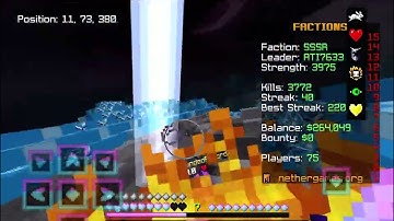 Nethergames factions @ZThe punisher teaming with hackers to kill  a 10hp Lmao Sorry Reroll