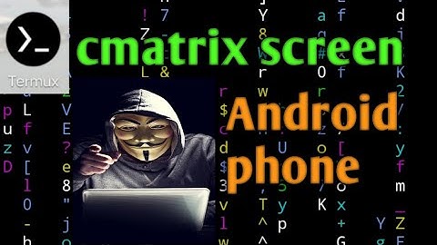 cmatrix screen Android phone in termux [Hindi] #technologysites