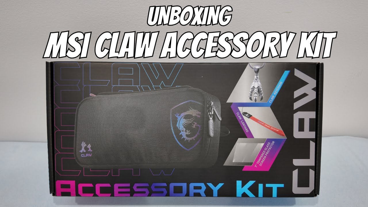 Unboxing MSI Claw Accessory Kit - YouTube