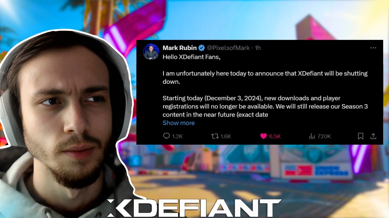 XDefiant is SHUTTING DOWN..