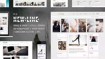 NewLine - Personal Blog Theme + RTL | Themeforest Website Templates and Themes