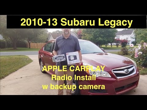 2009-2012 Subaru Legacy and Outback Apple CarPlay Android Auto Radio Install DUAL DMCPA70BT