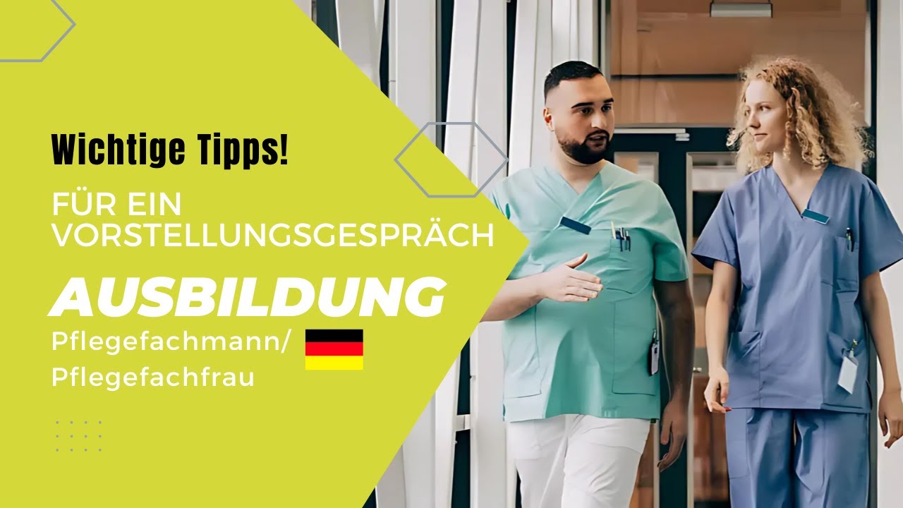 Wichtige Tipps | Vorstellungsgespräch zur Ausbildung in der Pflege ...