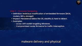 3.4.3 –Threat Actor TTPs:Firmware Tampering, Shimming,USB Attacks & More | CompTIA SecurityX CAS-005