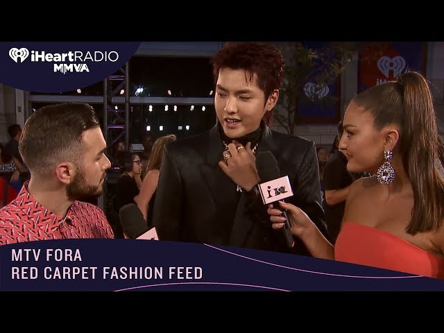 Kris Wu Stuns The iHeartRadioMMVAs With Blinged Out Look  | FORA FASHION FEED class=