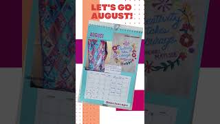 August calendar  - let's do this thing