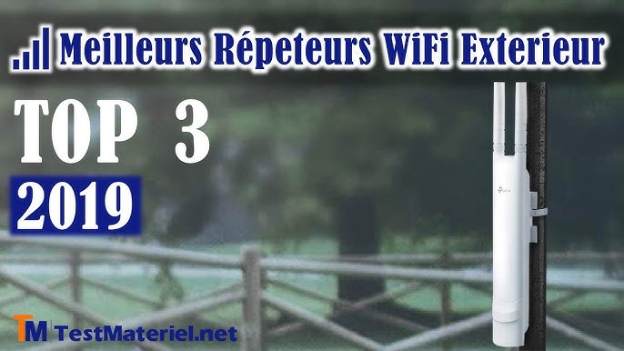 Répéteur wifi connecté d'extérieur 1200 Mb/s pour réseaux 2,4 et 5 GHz  WLR-1230