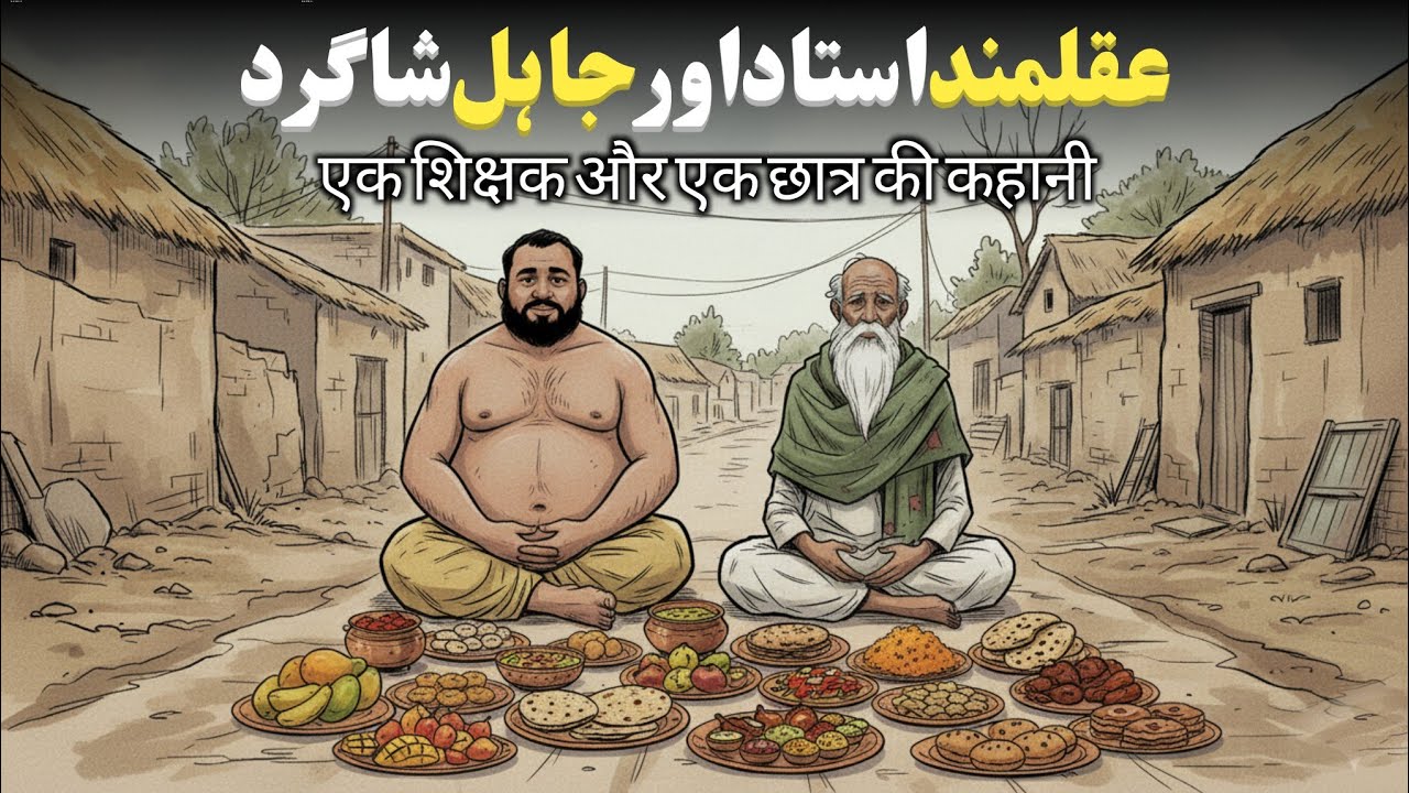 Aqlmand Ustad aur Nasamajh Shagird ka Qissa || Purani Sabaq Amoz Story