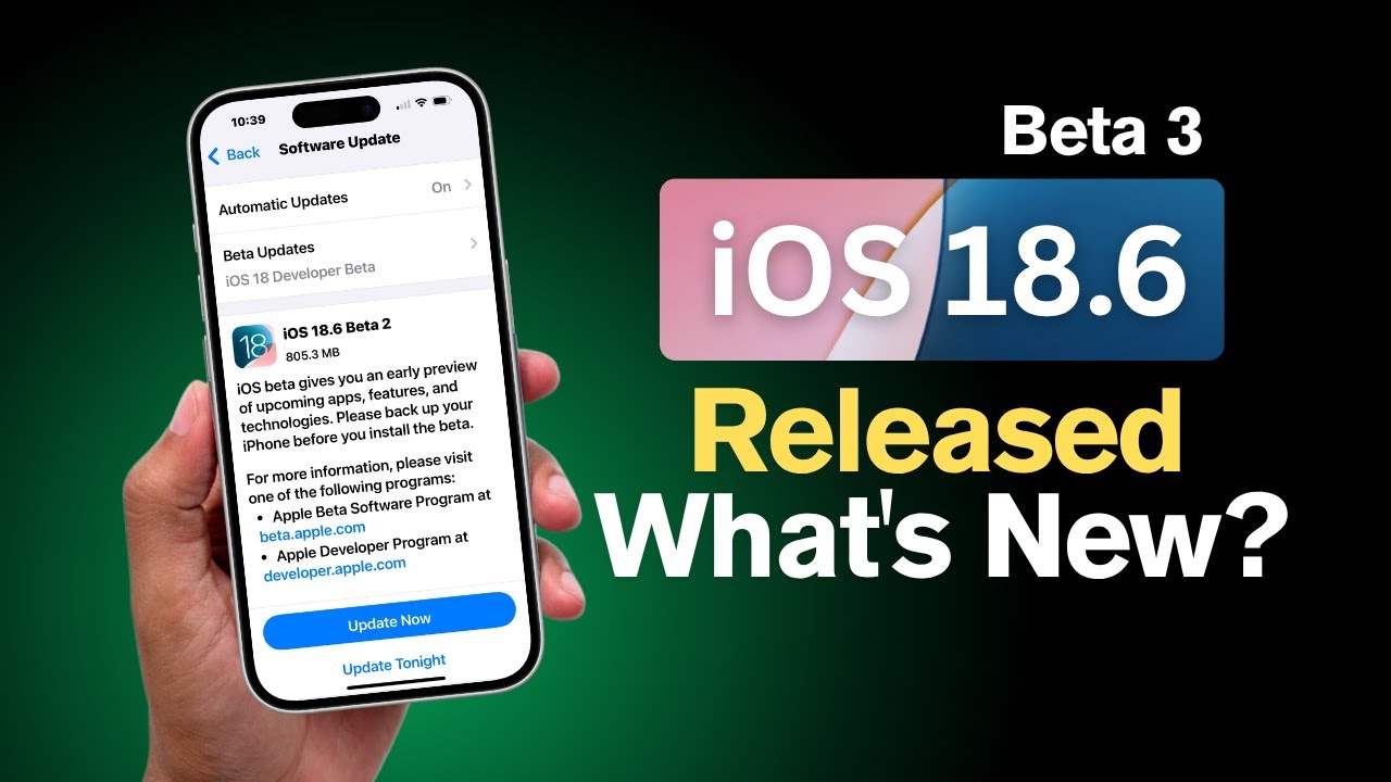 iOS 18.6 Beta 3 Released - What's New? in Hindi 🙏 - YouTube