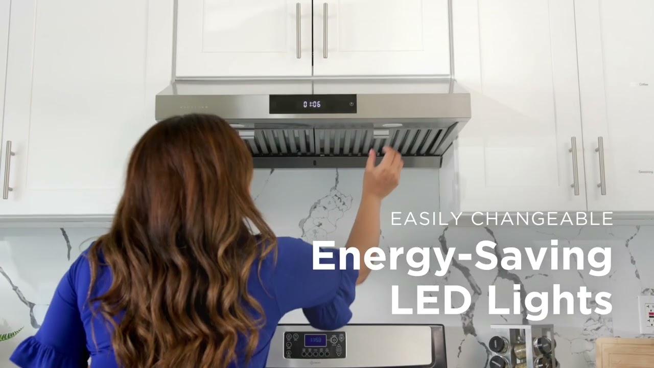 Hauslane UC-PS18 Under Cabinet Range Hood Features, Advantages and Benefits | KitchenSource.com