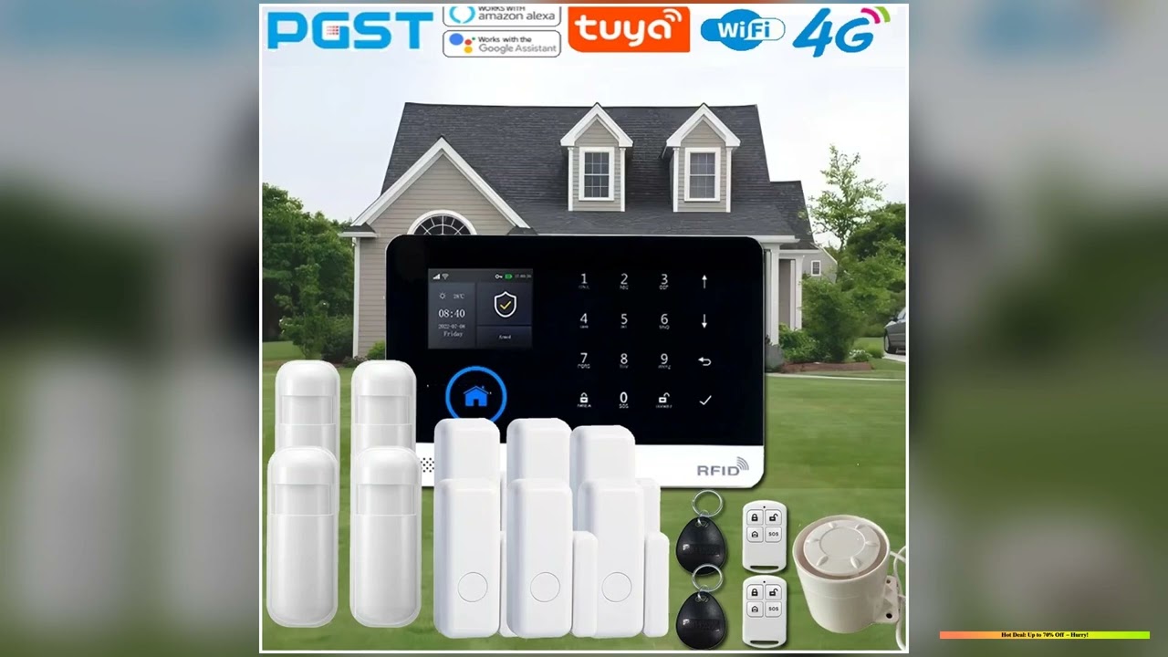 The new smart home security system in 2025 PG103 4G Tuya APP wireless alarm system WiFi GSM