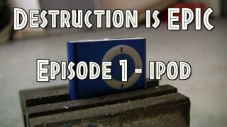 Smashing an iPod shuffle
