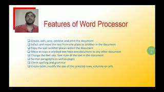 Class 9 Chapter 4. Introductions to Word Processors Part1